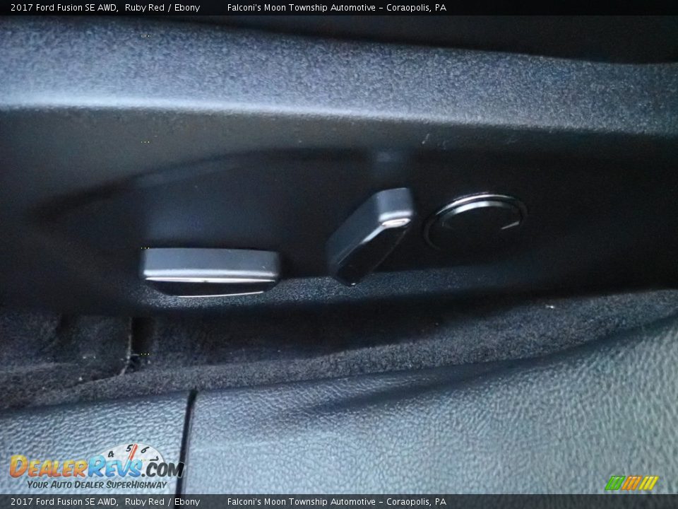 2017 Ford Fusion SE AWD Ruby Red / Ebony Photo #20