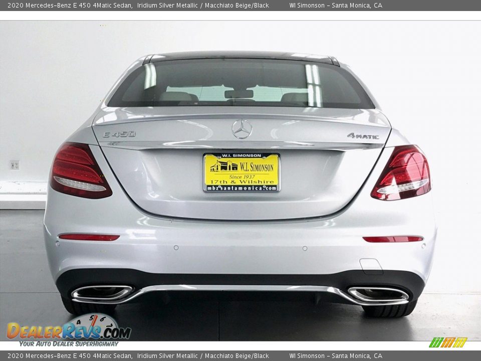 2020 Mercedes-Benz E 450 4Matic Sedan Iridium Silver Metallic / Macchiato Beige/Black Photo #3