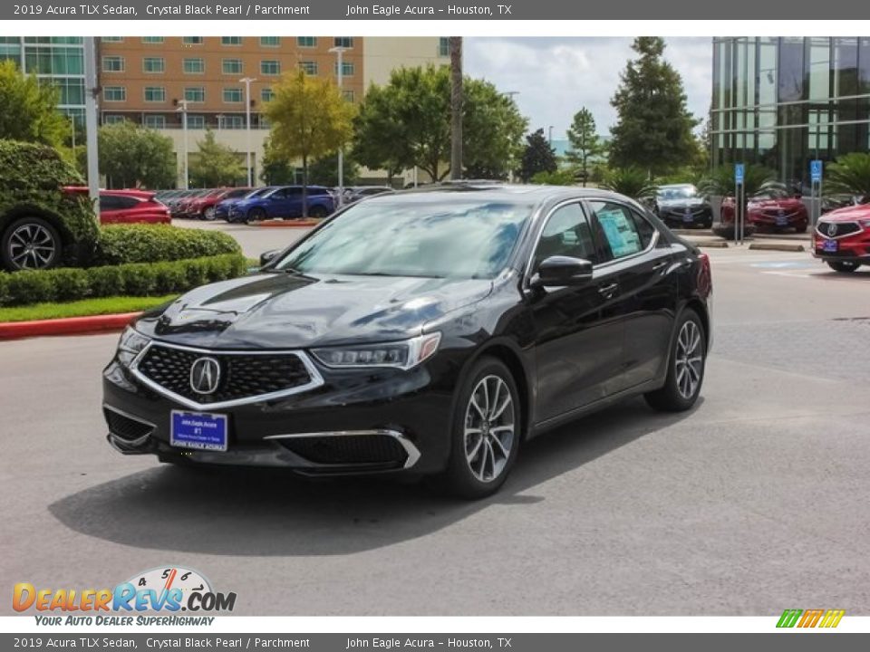 2019 Acura TLX Sedan Crystal Black Pearl / Parchment Photo #3