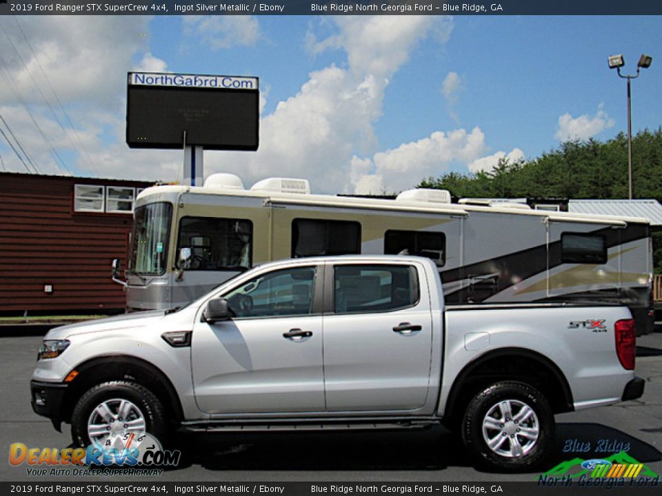 2019 Ford Ranger STX SuperCrew 4x4 Ingot Silver Metallic / Ebony Photo #2