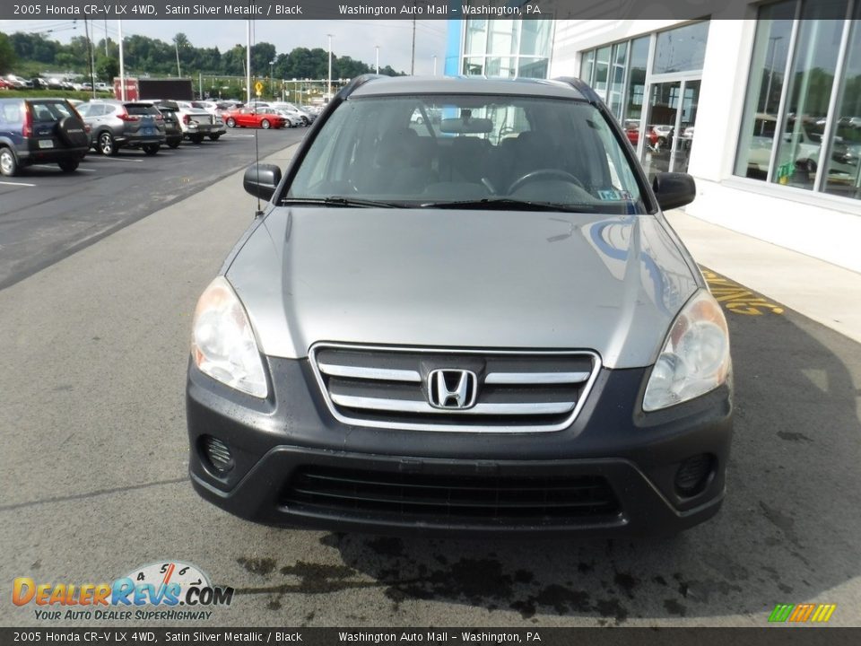 2005 Honda CR-V LX 4WD Satin Silver Metallic / Black Photo #4