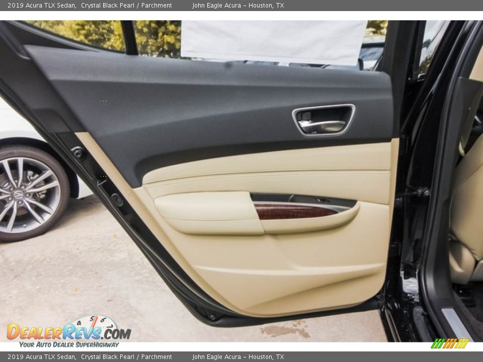 2019 Acura TLX Sedan Crystal Black Pearl / Parchment Photo #16