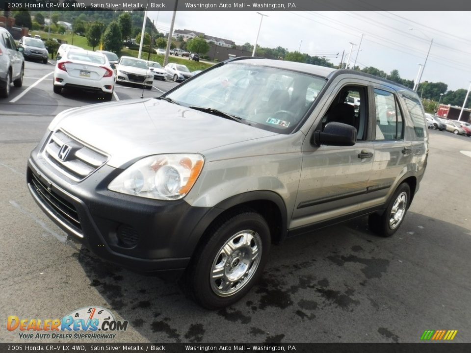 2005 Honda CR-V LX 4WD Satin Silver Metallic / Black Photo #5