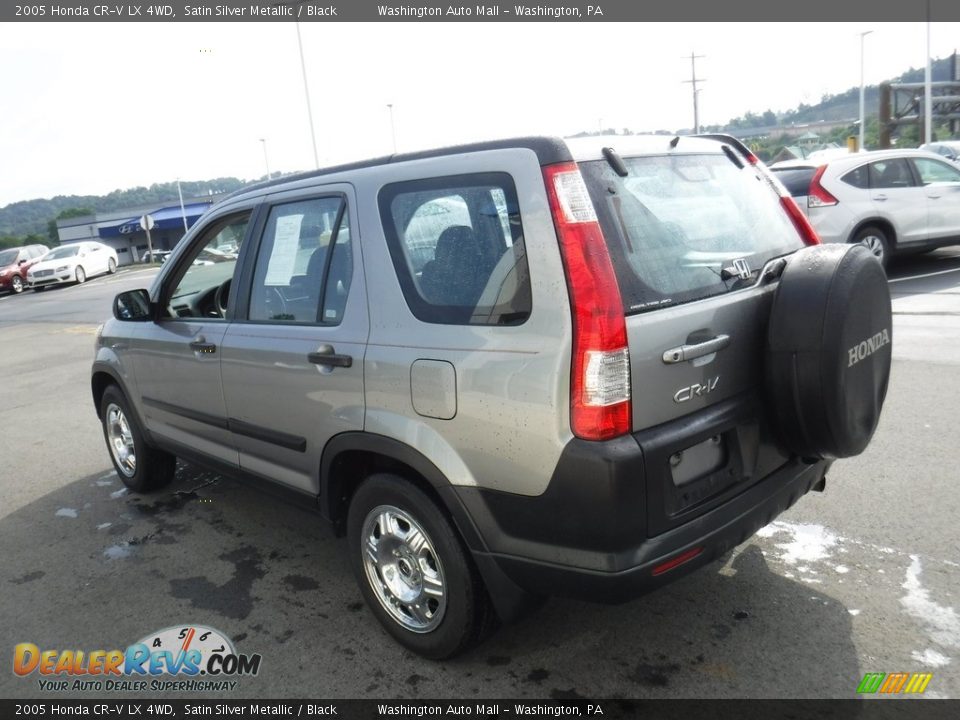 2005 Honda CR-V LX 4WD Satin Silver Metallic / Black Photo #8