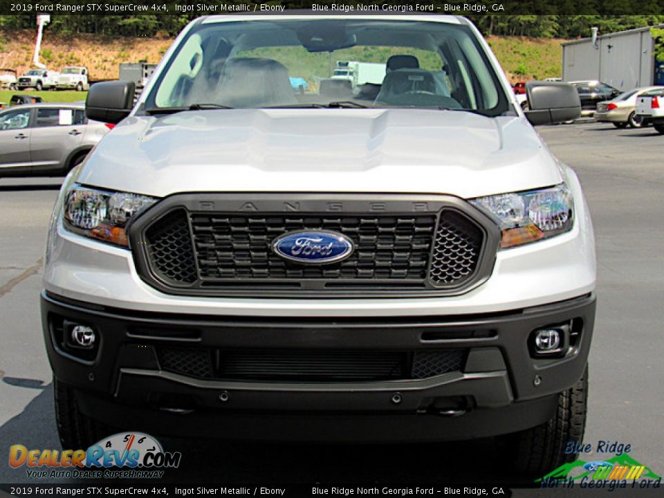 2019 Ford Ranger STX SuperCrew 4x4 Ingot Silver Metallic / Ebony Photo #8