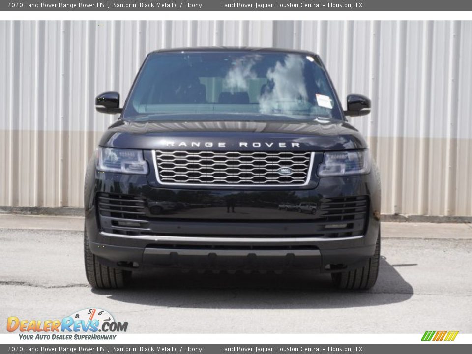 2020 Land Rover Range Rover HSE Santorini Black Metallic / Ebony Photo #2