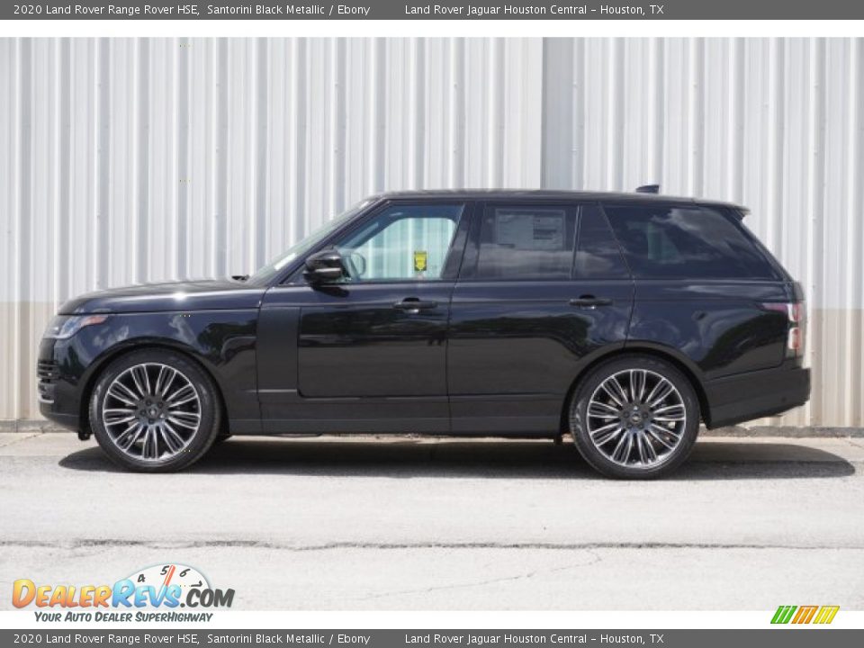 2020 Land Rover Range Rover HSE Santorini Black Metallic / Ebony Photo #4