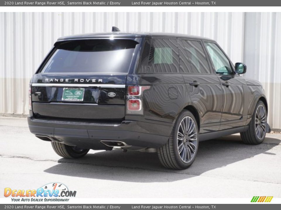 2020 Land Rover Range Rover HSE Santorini Black Metallic / Ebony Photo #5