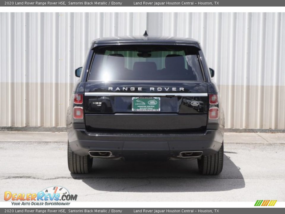 2020 Land Rover Range Rover HSE Santorini Black Metallic / Ebony Photo #6