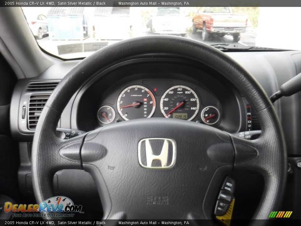 2005 Honda CR-V LX 4WD Satin Silver Metallic / Black Photo #17