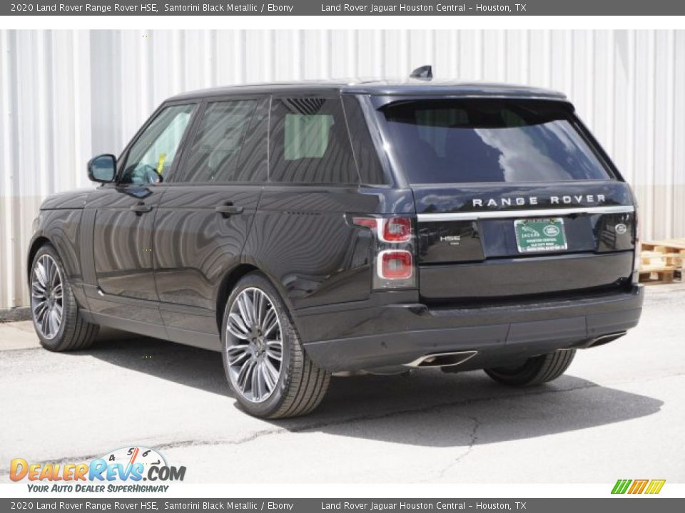 2020 Land Rover Range Rover HSE Santorini Black Metallic / Ebony Photo #7