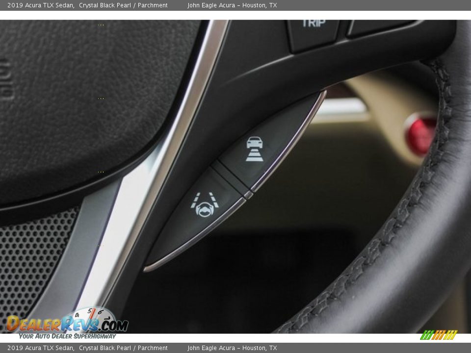 2019 Acura TLX Sedan Crystal Black Pearl / Parchment Photo #35