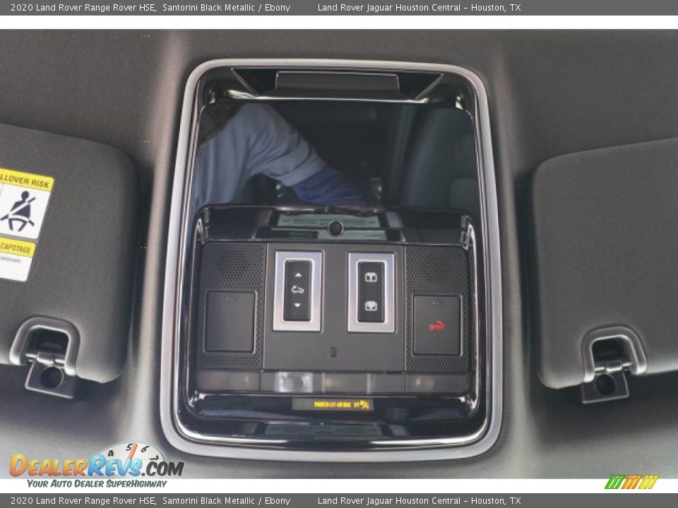 2020 Land Rover Range Rover HSE Santorini Black Metallic / Ebony Photo #22