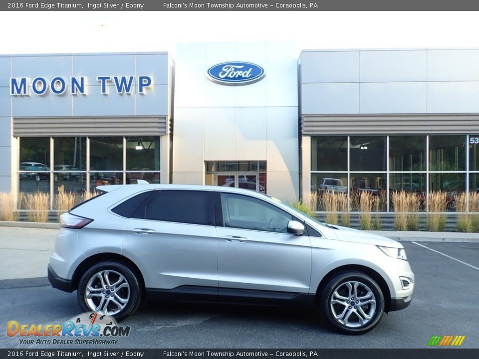 2016 Ford Edge Titanium Ingot Silver / Ebony Photo #1