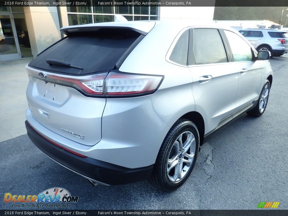 2016 Ford Edge Titanium Ingot Silver / Ebony Photo #2