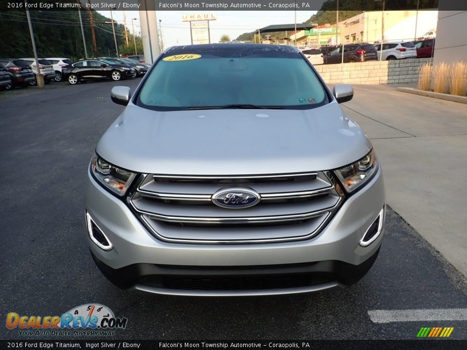 2016 Ford Edge Titanium Ingot Silver / Ebony Photo #8