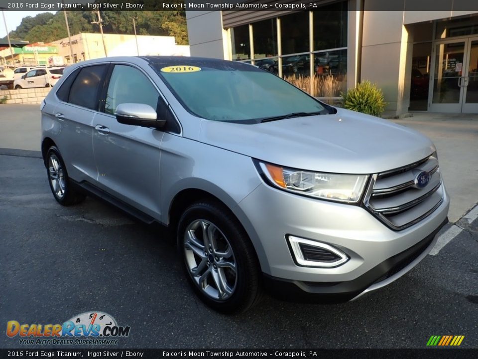 2016 Ford Edge Titanium Ingot Silver / Ebony Photo #9