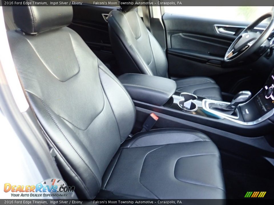 2016 Ford Edge Titanium Ingot Silver / Ebony Photo #11