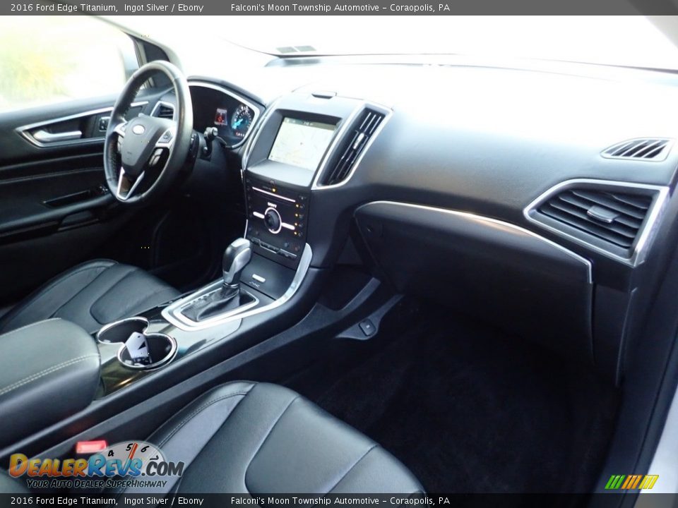 2016 Ford Edge Titanium Ingot Silver / Ebony Photo #12