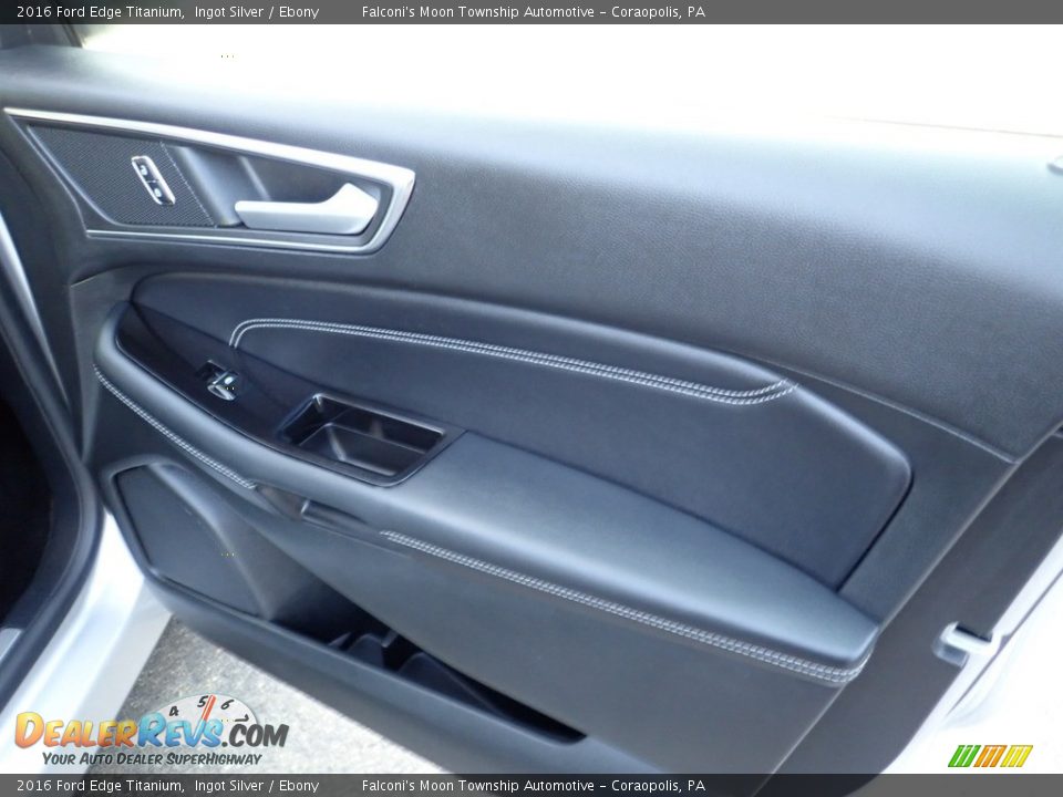 2016 Ford Edge Titanium Ingot Silver / Ebony Photo #13