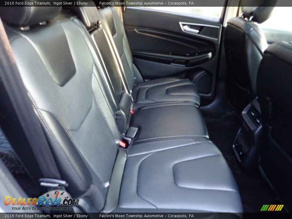 2016 Ford Edge Titanium Ingot Silver / Ebony Photo #14