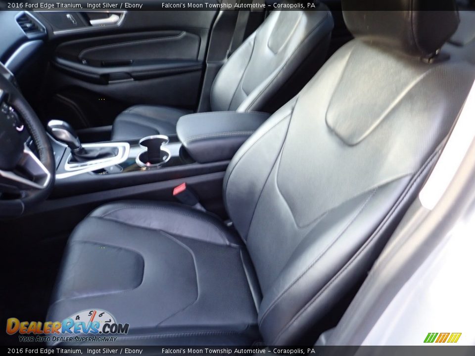 2016 Ford Edge Titanium Ingot Silver / Ebony Photo #15