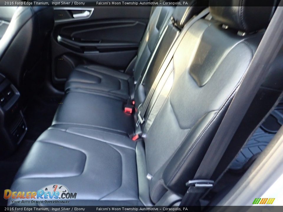 2016 Ford Edge Titanium Ingot Silver / Ebony Photo #16