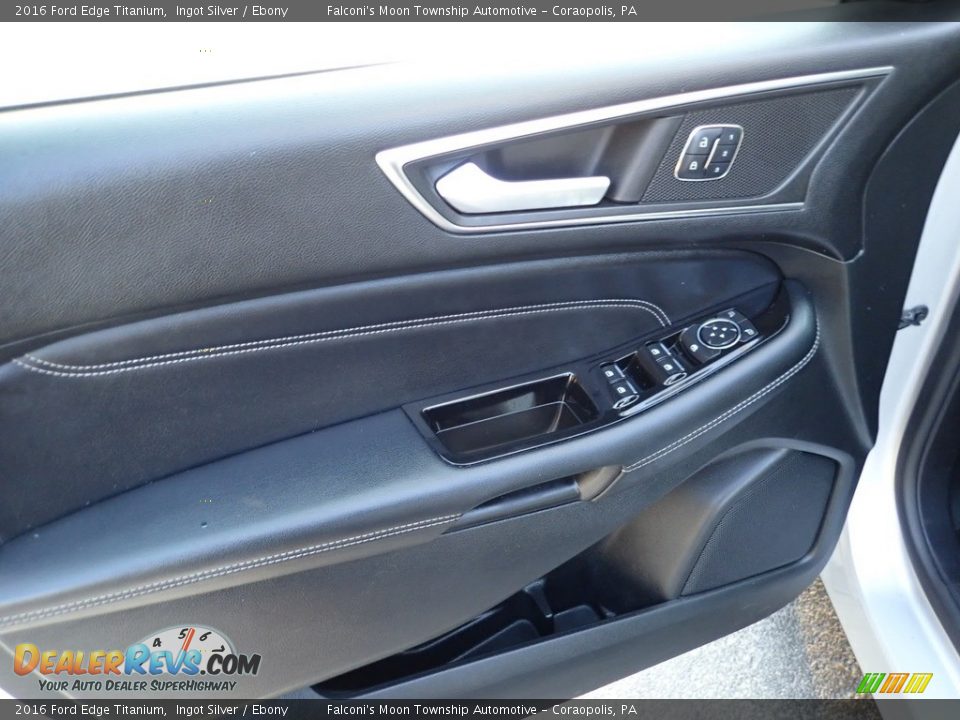 2016 Ford Edge Titanium Ingot Silver / Ebony Photo #18