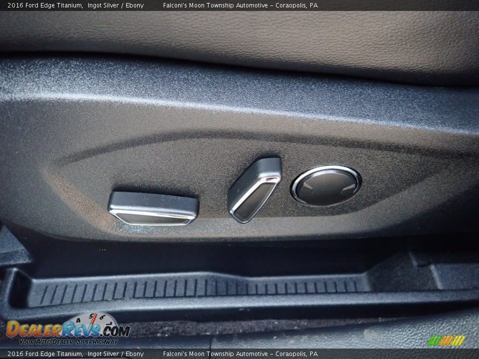 2016 Ford Edge Titanium Ingot Silver / Ebony Photo #19