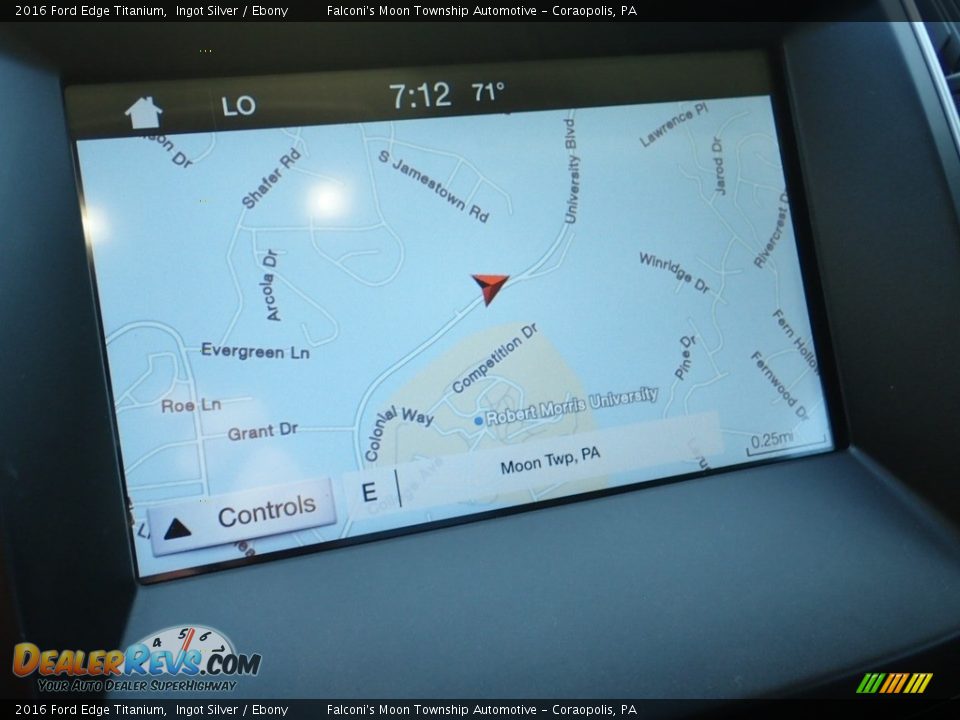 2016 Ford Edge Titanium Ingot Silver / Ebony Photo #21