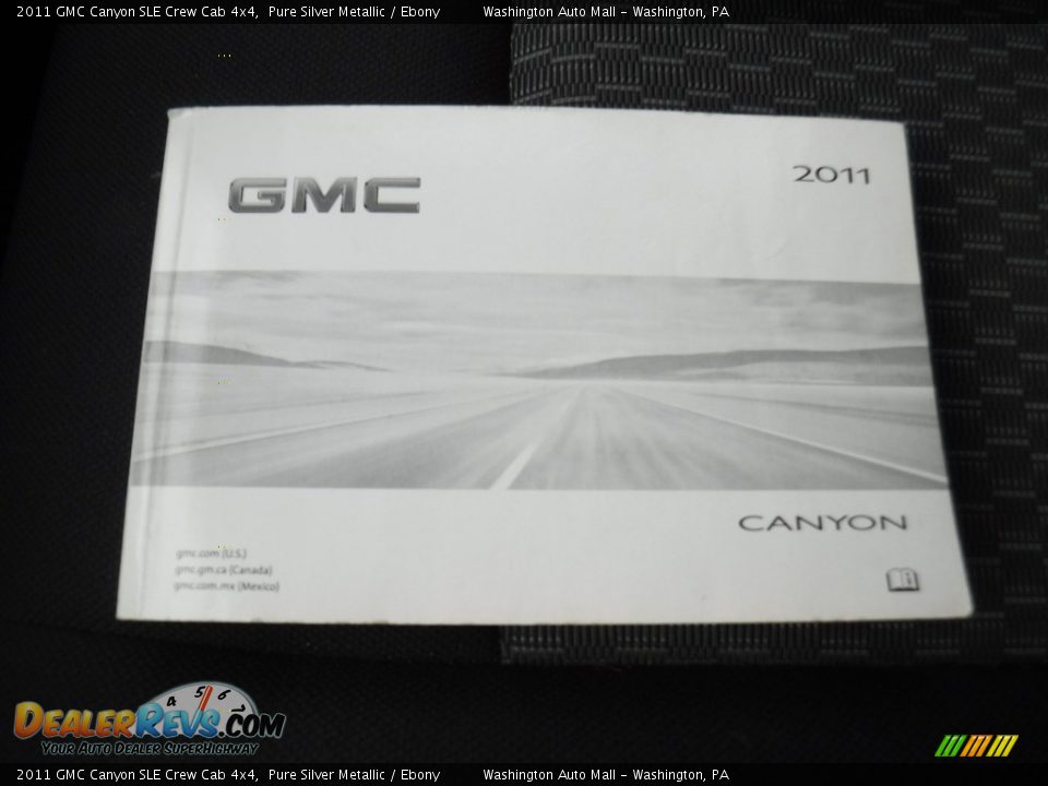 2011 GMC Canyon SLE Crew Cab 4x4 Pure Silver Metallic / Ebony Photo #22