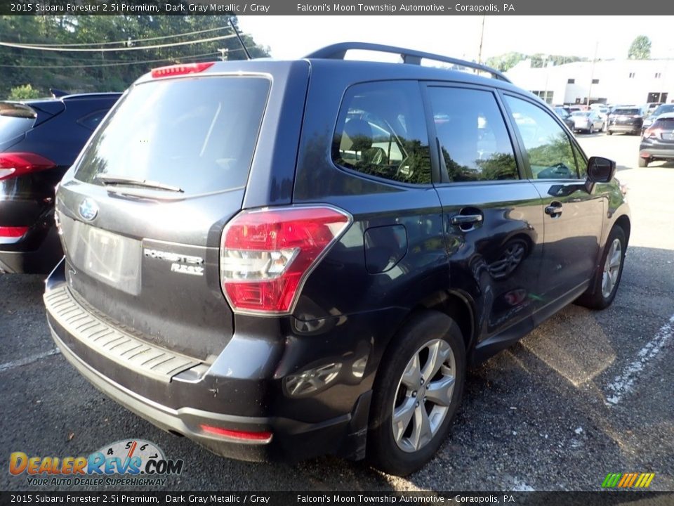 2015 Subaru Forester 2.5i Premium Dark Gray Metallic / Gray Photo #5