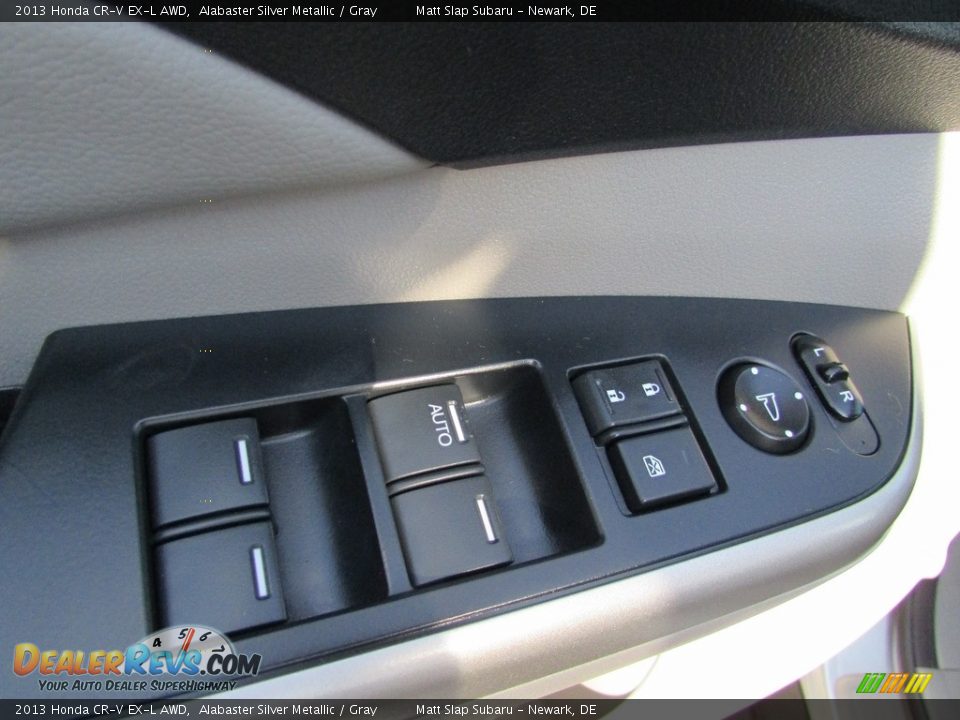2013 Honda CR-V EX-L AWD Alabaster Silver Metallic / Gray Photo #15