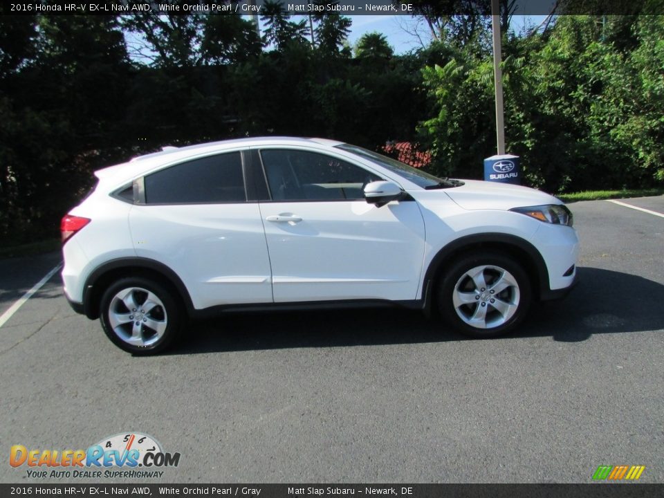 2016 Honda HR-V EX-L Navi AWD White Orchid Pearl / Gray Photo #5