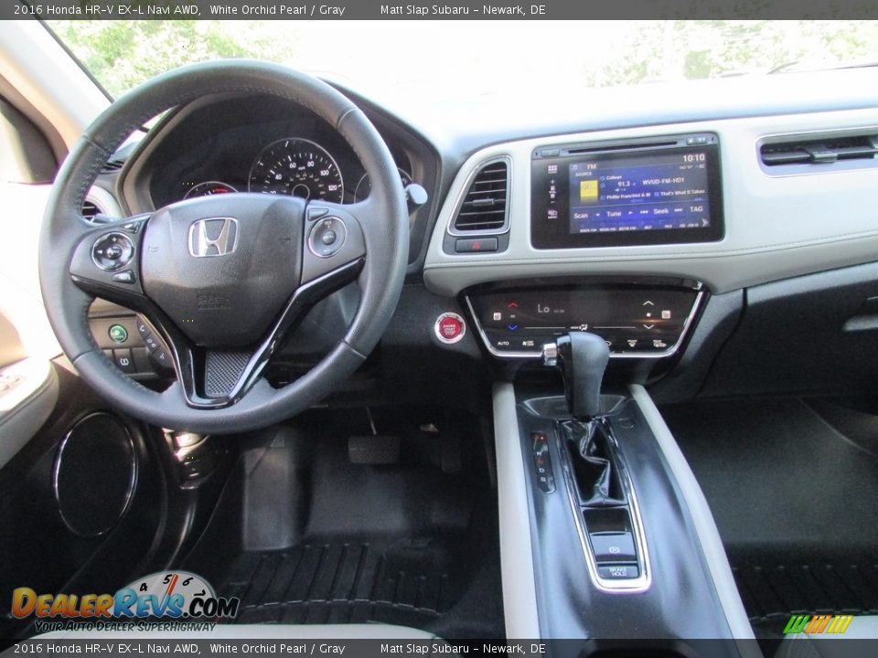 2016 Honda HR-V EX-L Navi AWD White Orchid Pearl / Gray Photo #10