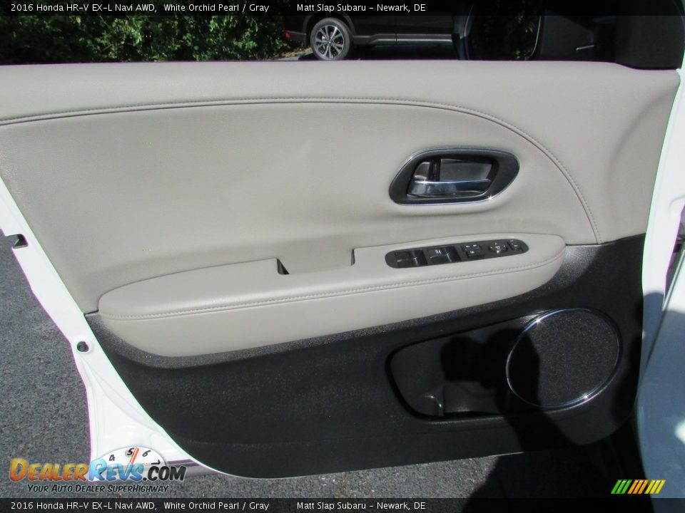 2016 Honda HR-V EX-L Navi AWD White Orchid Pearl / Gray Photo #14
