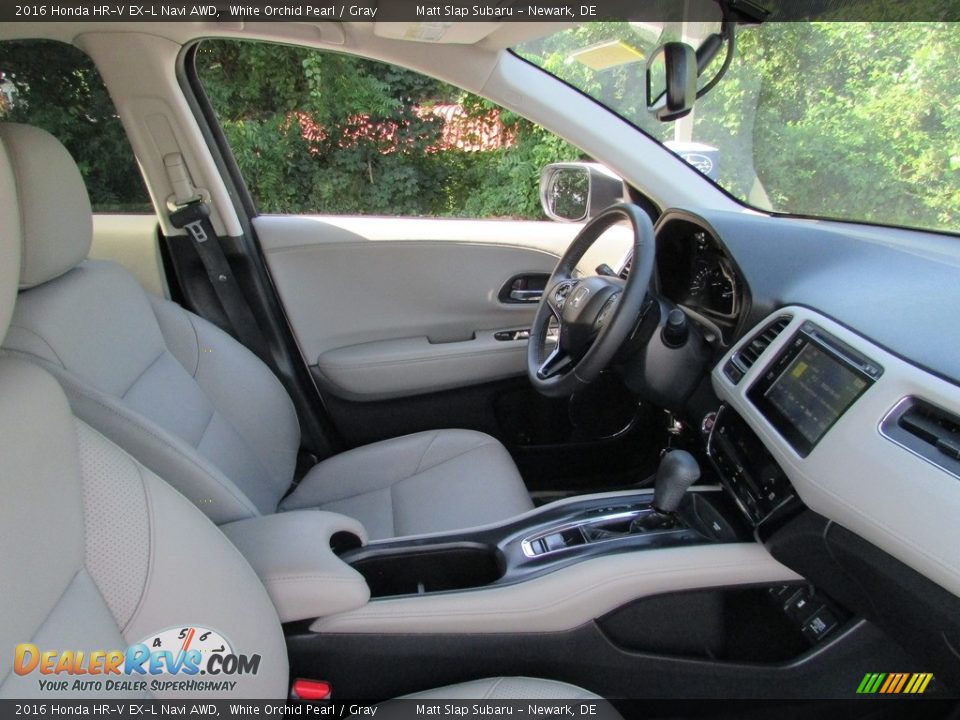2016 Honda HR-V EX-L Navi AWD White Orchid Pearl / Gray Photo #17
