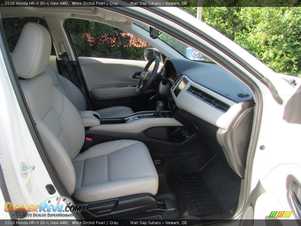 2016 Honda HR-V EX-L Navi AWD White Orchid Pearl / Gray Photo #18