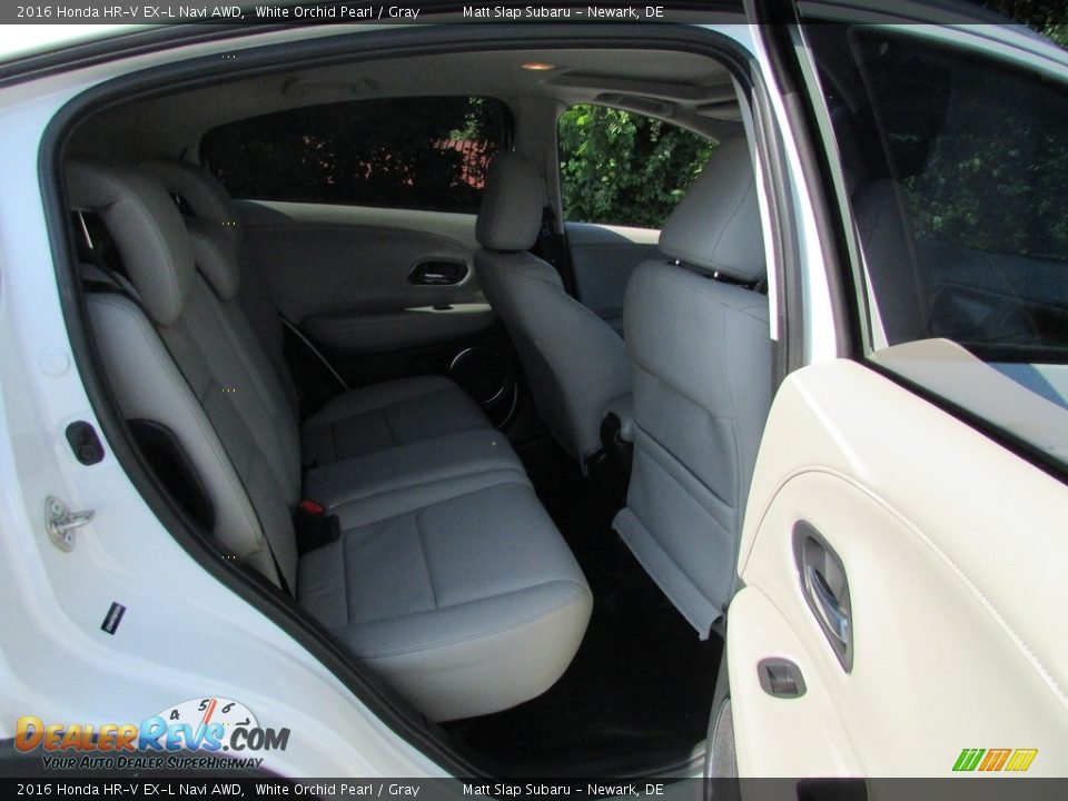 2016 Honda HR-V EX-L Navi AWD White Orchid Pearl / Gray Photo #19