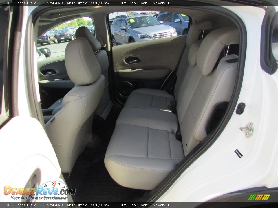2016 Honda HR-V EX-L Navi AWD White Orchid Pearl / Gray Photo #22