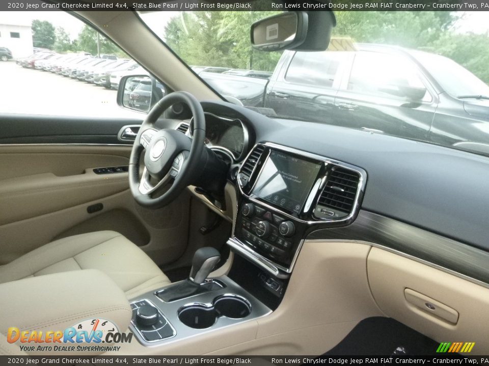 2020 Jeep Grand Cherokee Limited 4x4 Slate Blue Pearl / Light Frost Beige/Black Photo #10