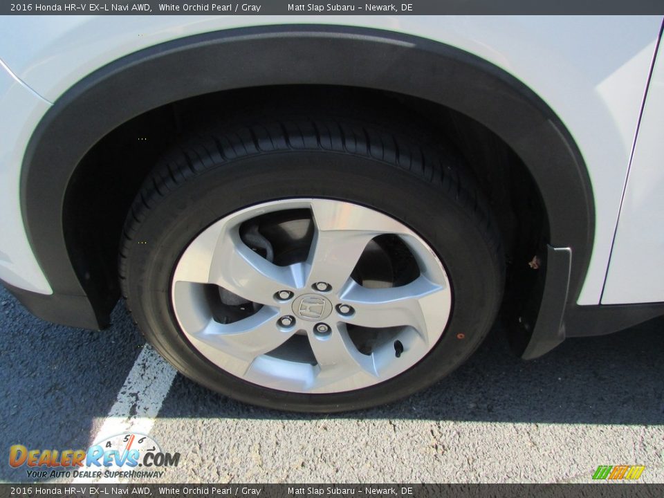 2016 Honda HR-V EX-L Navi AWD White Orchid Pearl / Gray Photo #23