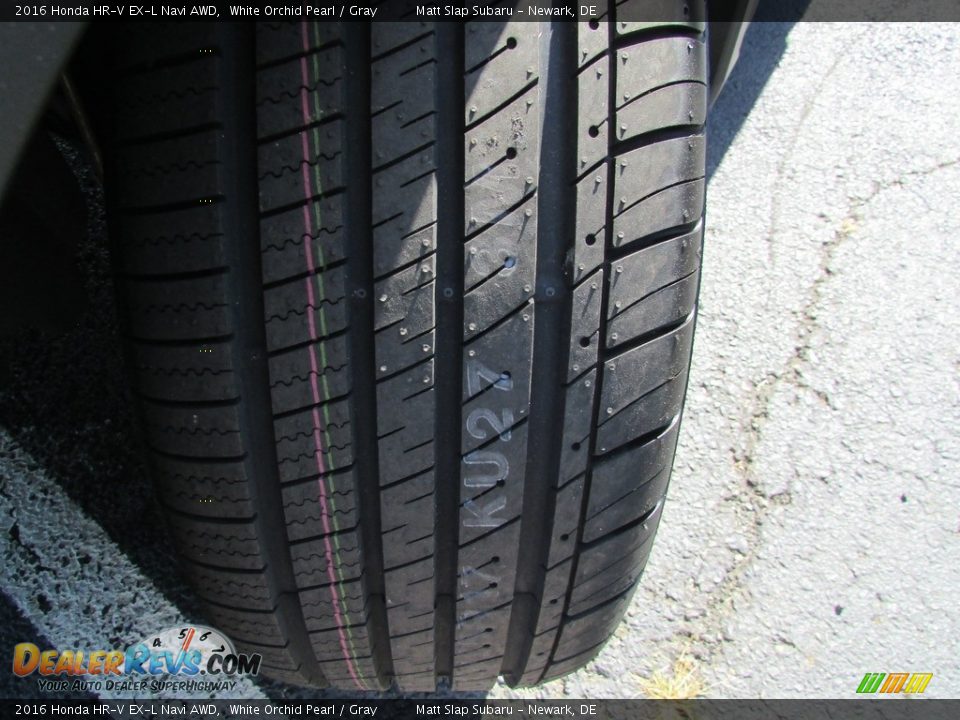 2016 Honda HR-V EX-L Navi AWD White Orchid Pearl / Gray Photo #24