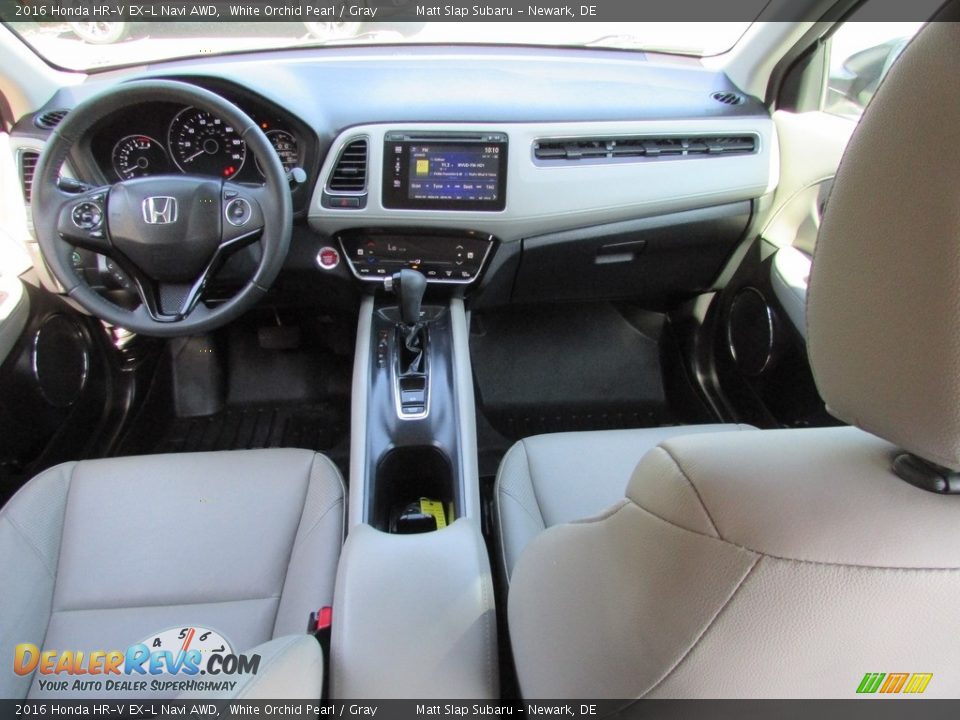2016 Honda HR-V EX-L Navi AWD White Orchid Pearl / Gray Photo #25