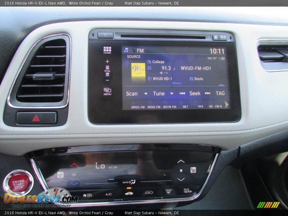2016 Honda HR-V EX-L Navi AWD White Orchid Pearl / Gray Photo #26