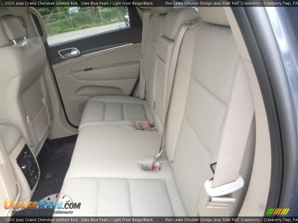 2020 Jeep Grand Cherokee Limited 4x4 Slate Blue Pearl / Light Frost Beige/Black Photo #12