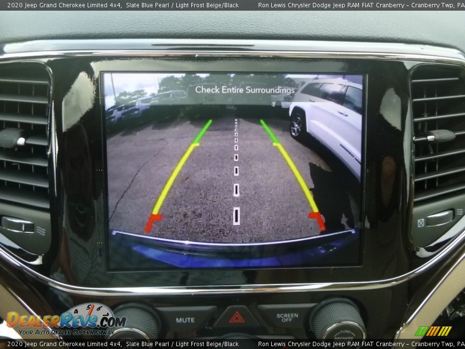2020 Jeep Grand Cherokee Limited 4x4 Slate Blue Pearl / Light Frost Beige/Black Photo #18