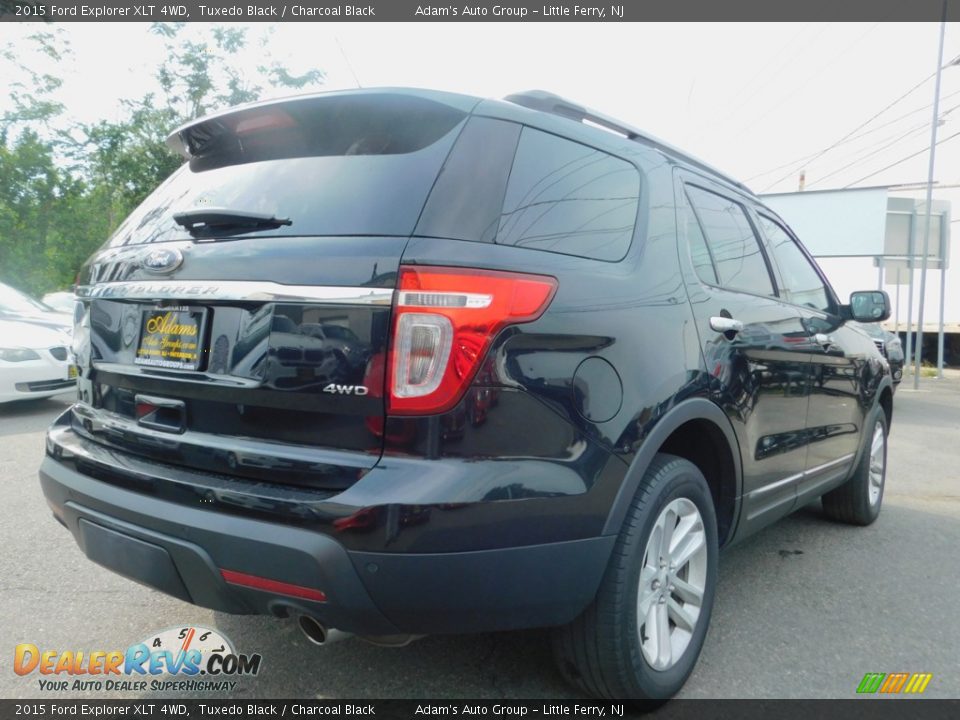 2015 Ford Explorer XLT 4WD Tuxedo Black / Charcoal Black Photo #5