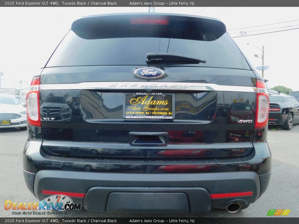 2015 Ford Explorer XLT 4WD Tuxedo Black / Charcoal Black Photo #6