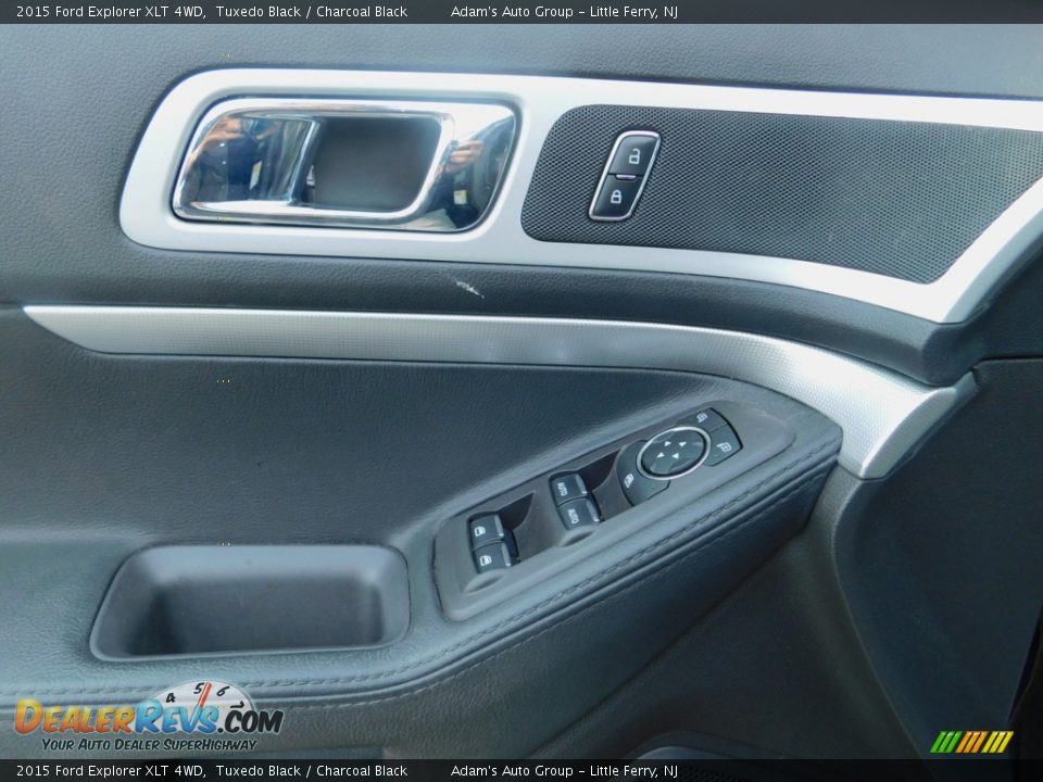 2015 Ford Explorer XLT 4WD Tuxedo Black / Charcoal Black Photo #10